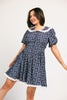 my girl button mini dress