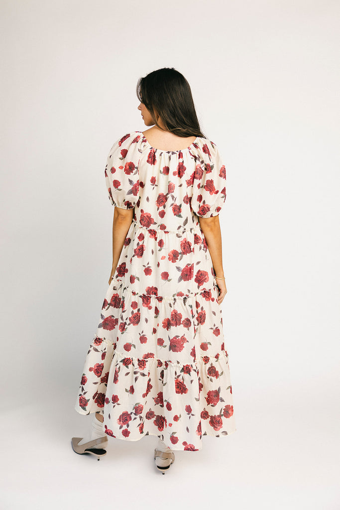 daymaker dress // red floral *zoco exclusive*