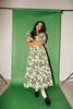 daymaker dress // green floral *zoco exclusive*