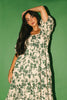 daymaker dress // green floral *zoco exclusive*