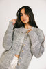 to the moon cardigan // grey *zoco exclusive*