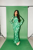 be right there mesh dress // green *zoco exclusive*