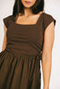 afterglow midi dress // chocolate *zoco exclusive*