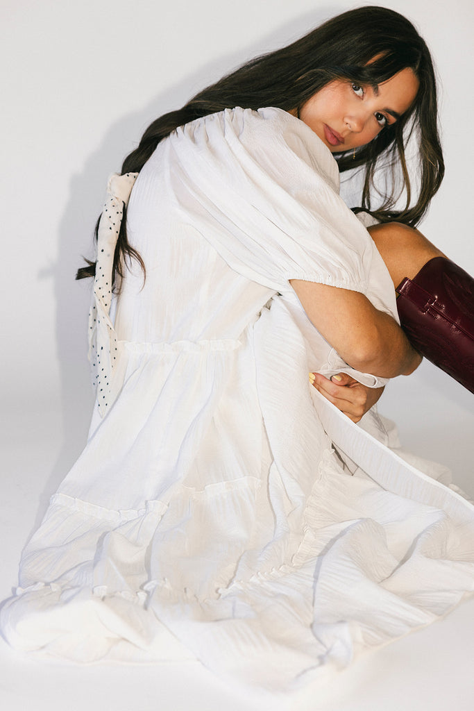 daymaker dress // white *zoco exclusive*
