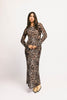 be right there mesh dress // leopard *zoco exclusive*