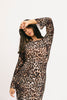 be right there mesh dress // leopard *zoco exclusive*