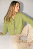 liv cardigan // green *zoco exclusive*