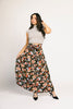 hillary floral maxi skirt