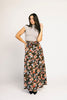 hillary floral maxi skirt