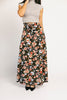 hillary floral maxi skirt