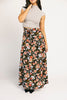 hillary floral maxi skirt