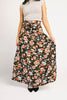 hillary floral maxi skirt