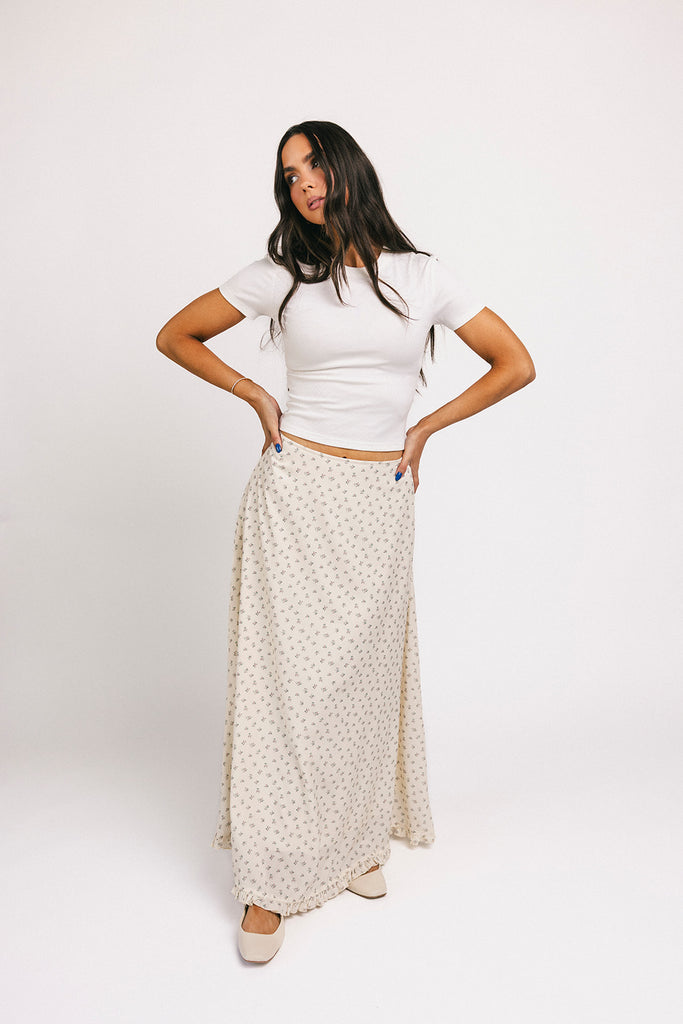 take your time maxi skirt