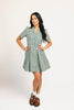 nyc mini dress // green