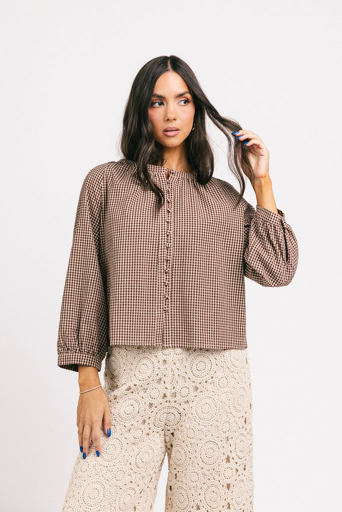 tiana gingham top