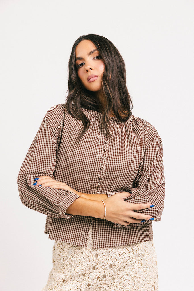 tiana gingham top