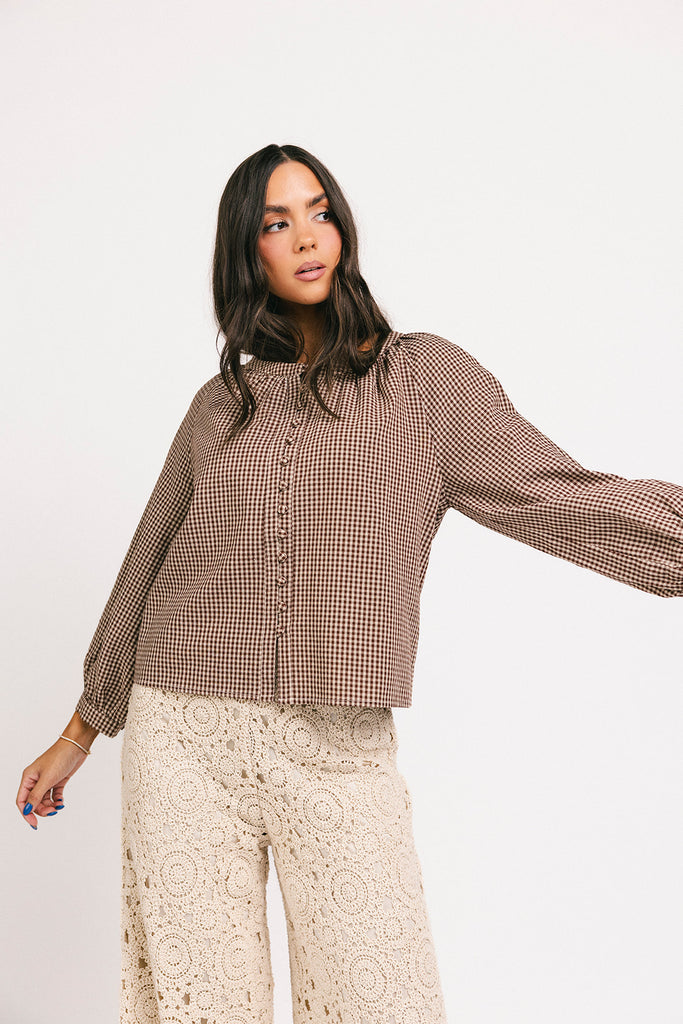 tiana gingham top