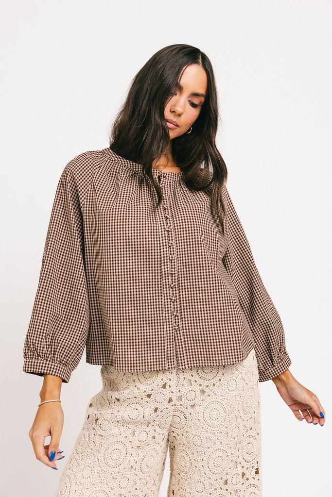 tiana gingham top