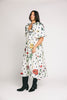 good luck puff sleeve dress // polka dot floral *zoco exclusive*