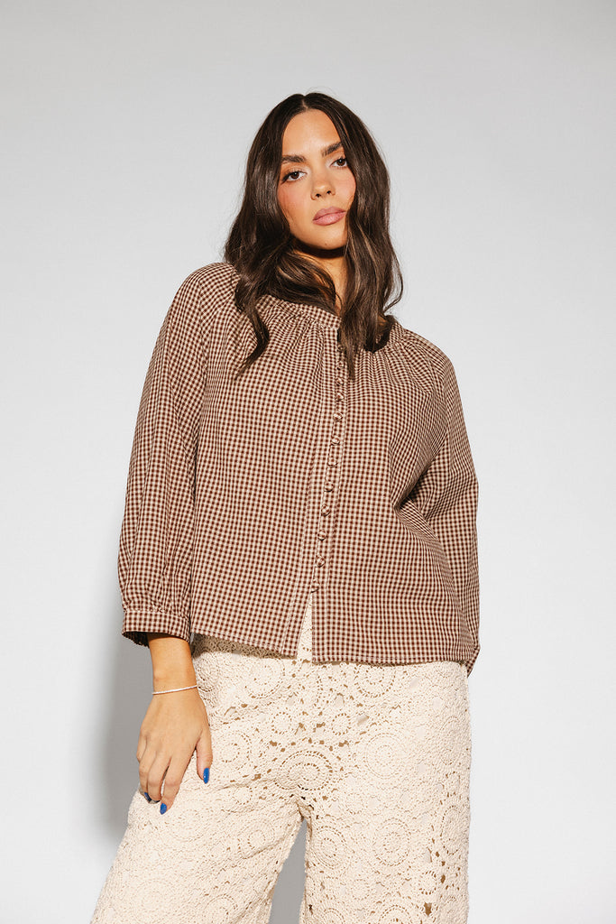 tiana gingham top