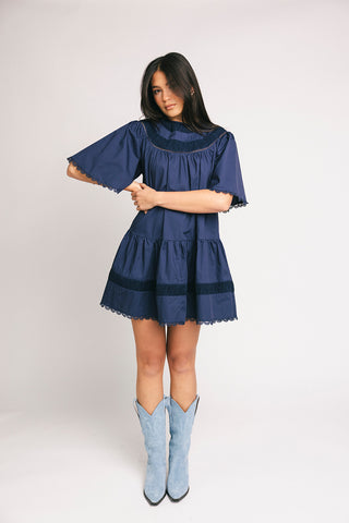 enchanted striped mini dress *restocked*