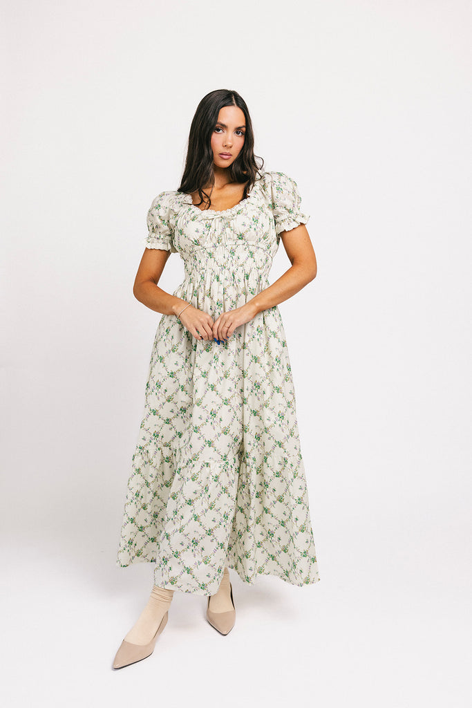 scarlett maxi dress // green