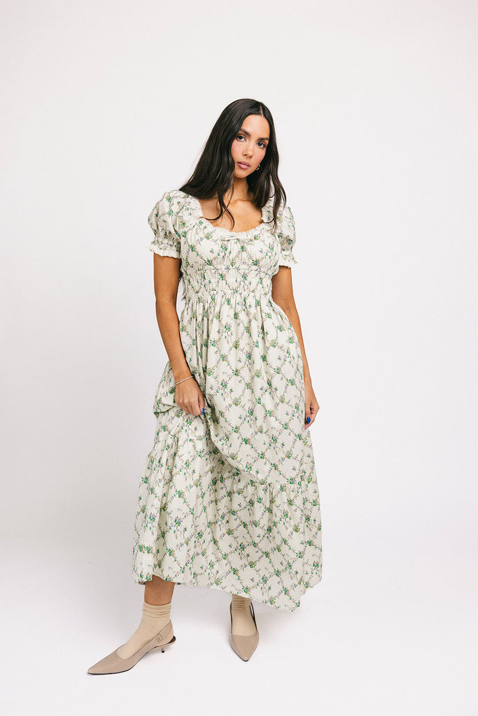 scarlett maxi dress // green