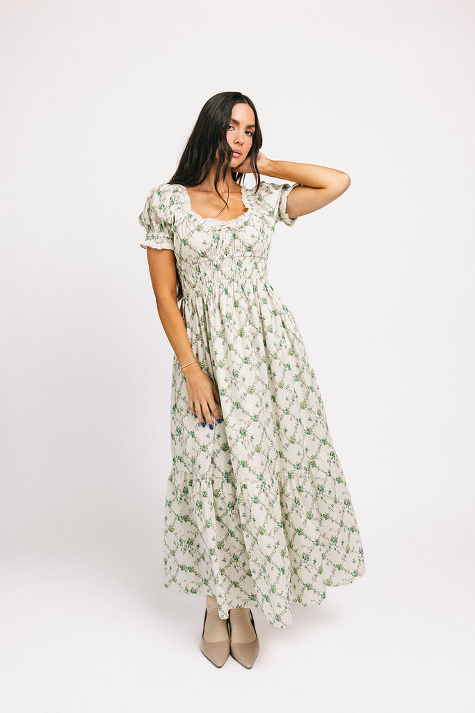 scarlett maxi dress // green