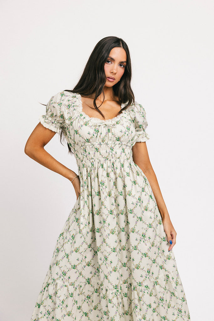 scarlett maxi dress // green