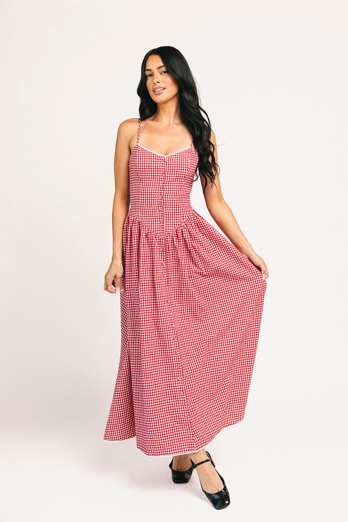 diana gingham dress