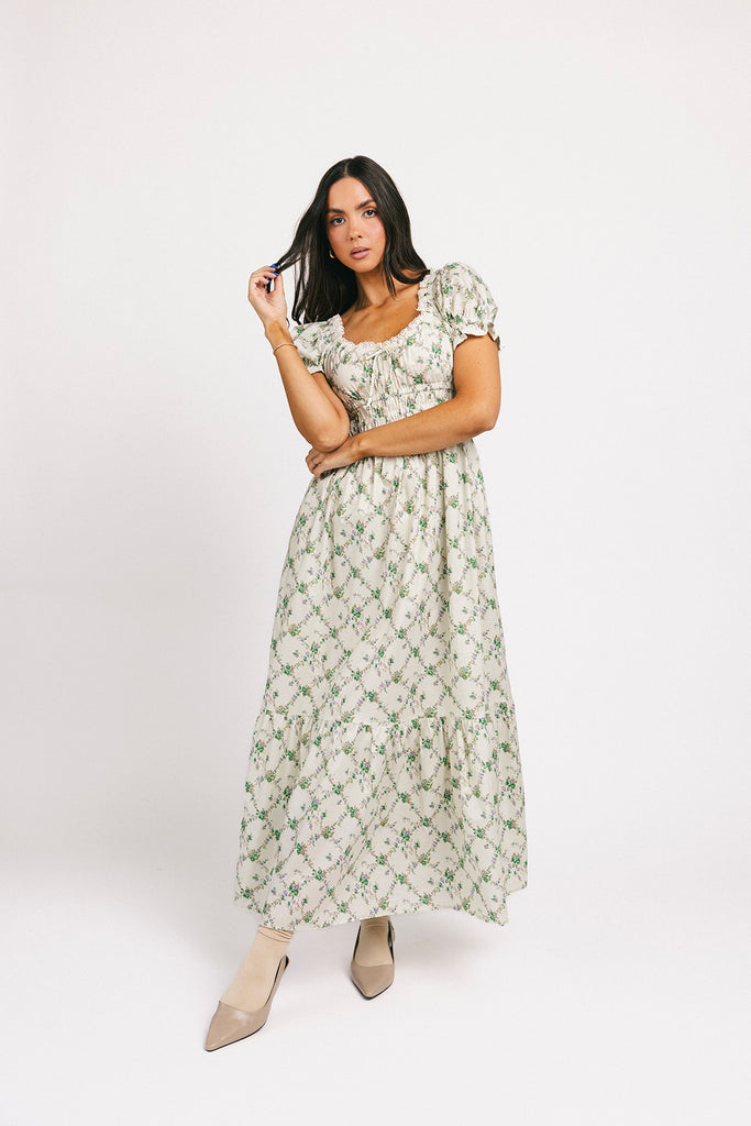 scarlett maxi dress // green