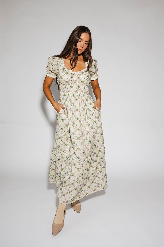 scarlett maxi dress // green