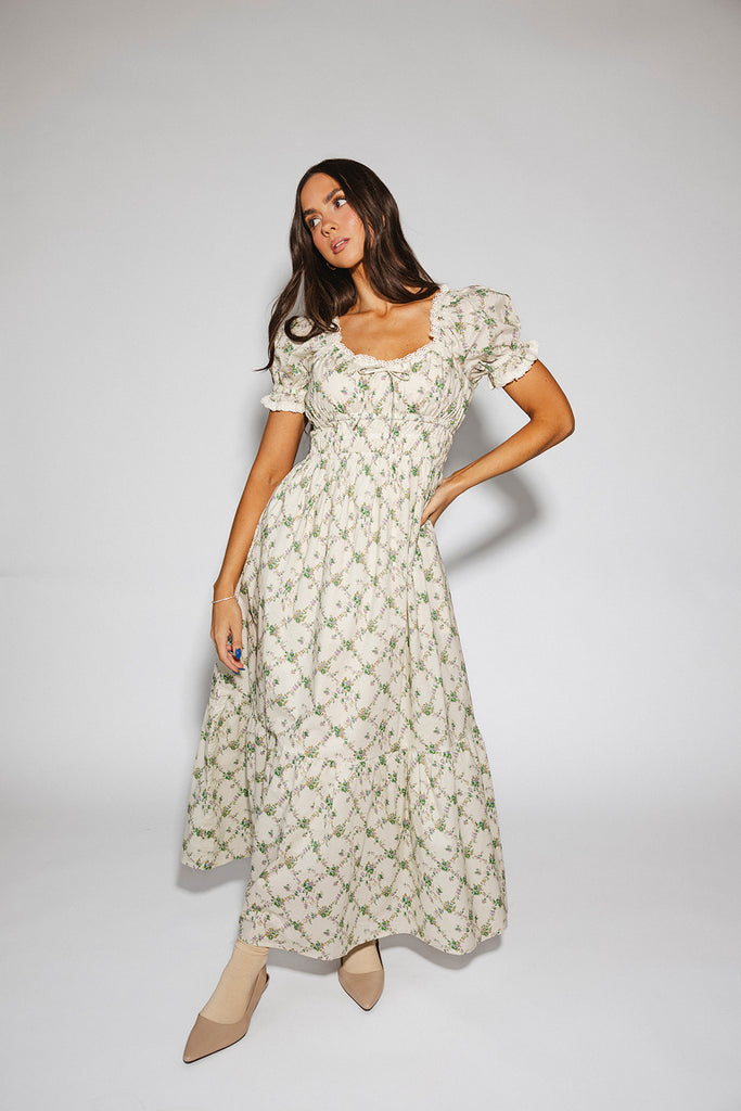 scarlett maxi dress // green