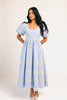 wren midi dress // blue *zoco exclusive*