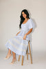 wren midi dress // blue *zoco exclusive*