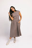 heirloom midi dress // brown gingham *zoco exclusive*