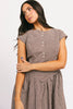 heirloom midi dress // brown gingham *zoco exclusive*