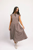 heirloom midi dress // brown gingham *zoco exclusive*