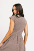 heirloom midi dress // brown gingham *zoco exclusive*