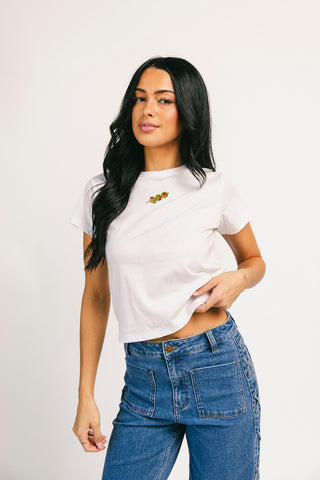 corbin pleated denim