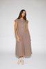 heirloom midi dress // brown gingham *zoco exclusive*
