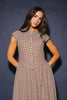 heirloom midi dress // brown gingham *zoco exclusive*