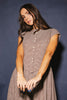 heirloom midi dress // brown gingham *zoco exclusive*