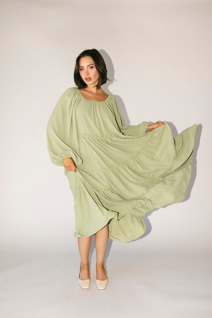daydreamer dress // sage *zoco exclusive*