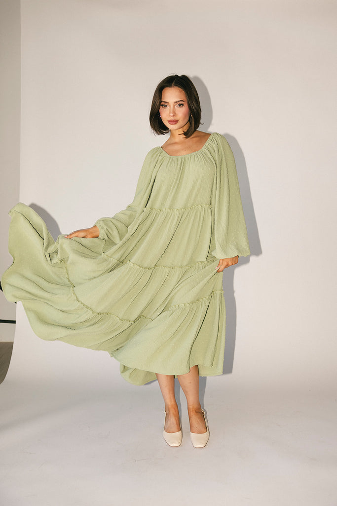 daydreamer dress // sage *zoco exclusive*