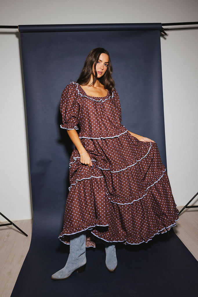daymaker dress // cocoa pop *zoco exclusive*
