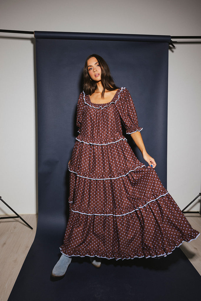 daymaker dress // cocoa pop *zoco exclusive*
