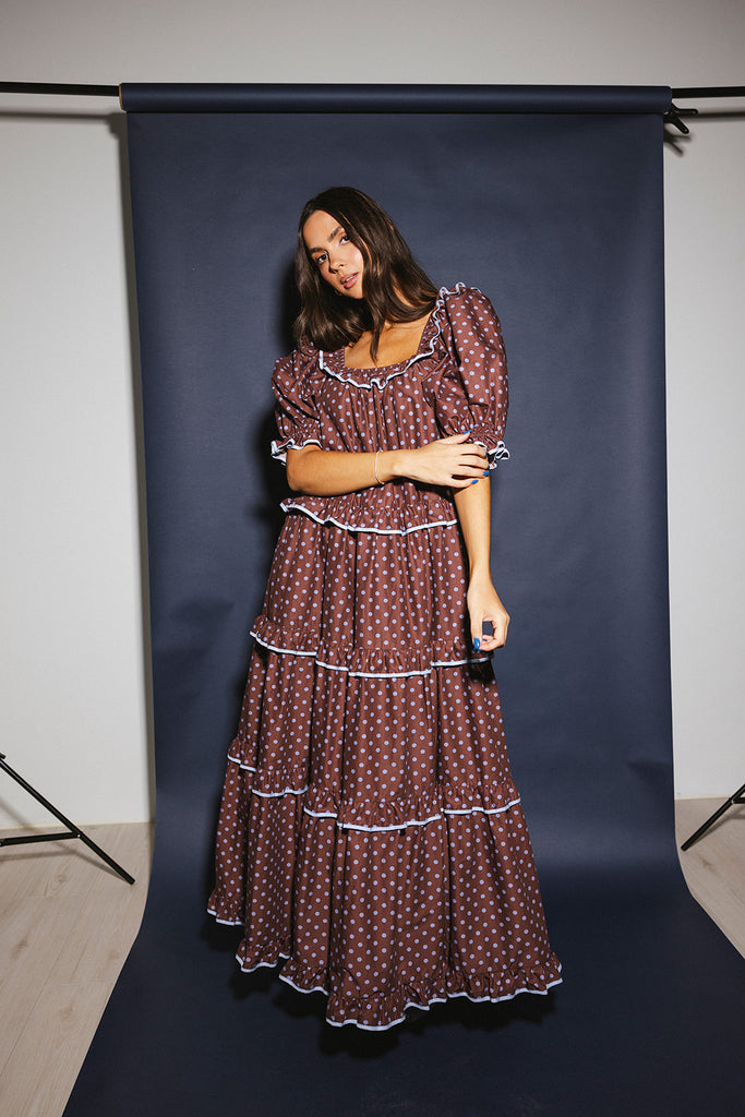 daymaker dress // cocoa pop *zoco exclusive*