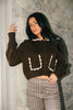kissable cardigan // chocolate