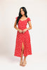 picnic in the park midi dress